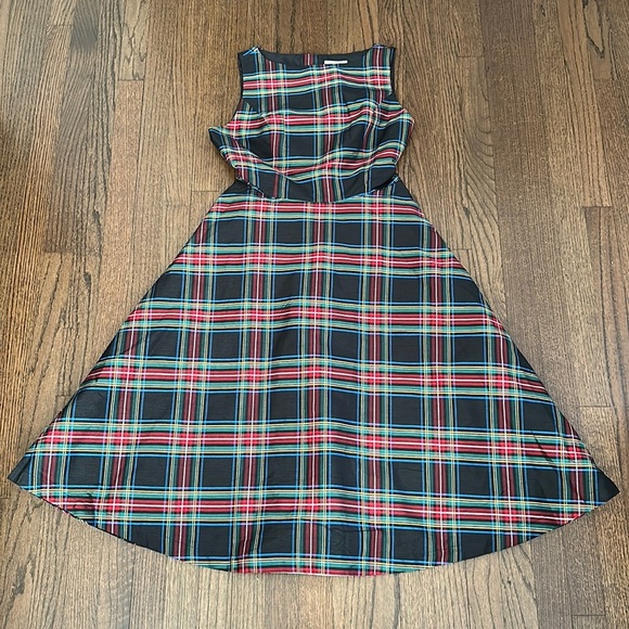 NWT Women's Plaid Zipper Side and Button Down Back A Line Skater Dress Size 10 - www.disolcolor.com NWT Women's Plaid Zipper Side and Button Down Back A Line Skater Dress Size 10 - www.disolcolor.com